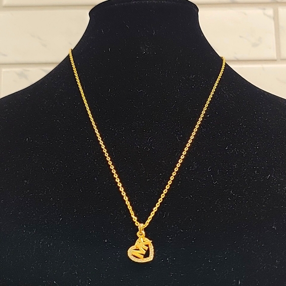 Michael Kors Gold Tone Necklace 17" - Picture 1 of 9